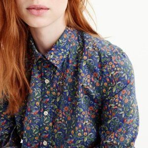 J. Crew Liberty Catesby Floral Perfect Button Down
